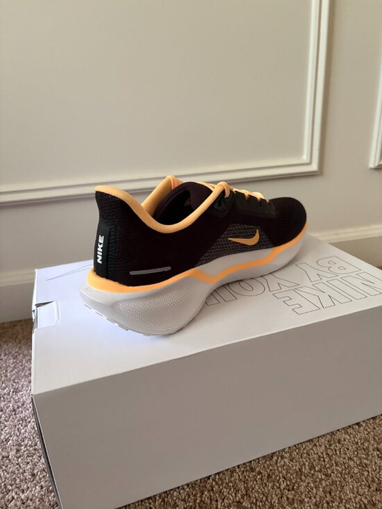 Nike Pegasus 41 Running Shoes | Black & Peach Orange | Size 11.5 | Brand New main image 6